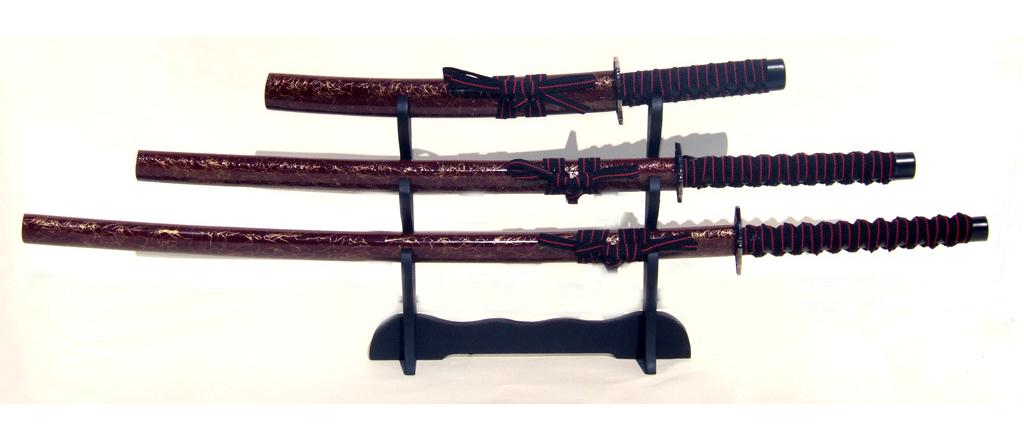 4-teiliges Samurai-Schwerter-Set \"Musashi\" 1