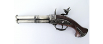 Denix Revolving 2 barrel flintlock pistol - Replica 2