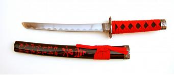 Samurai swords set, quartered \"Bushido\" 4