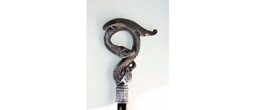 Gothic walking stick with dragon handle 2